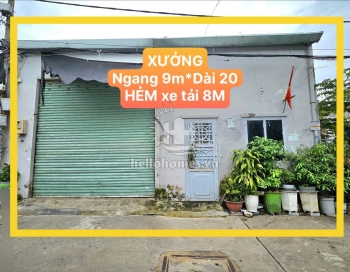 Bán nhà xưởng Đông Hưng Thuận 02, Quận 12, 9,2x20m, đường 8m, 10 tỷ
