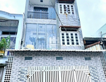 Bá nhà đúc 4 tầng hẻm thông 8m Đông Hưng Thuận, Quận 12, 5x11,5m, sổ riêng, 4 tỷ 900 triệu
