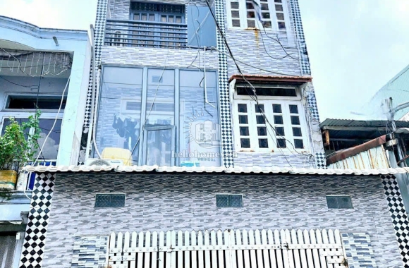 Bá nhà đúc 4 tầng hẻm thông 8m Đông Hưng Thuận, Quận 12, 5x11,5m, sổ riêng, 4 tỷ 900 triệu