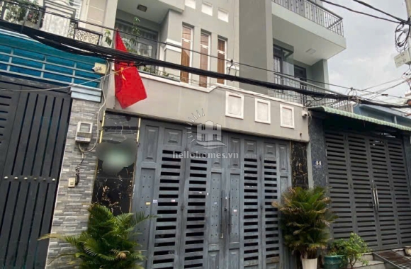 Bán nhà đúc 4 tấm đường 8m thông Đông Hưng Thuận, Quận 12, 4x19m, SHR, 6 tỷ 500