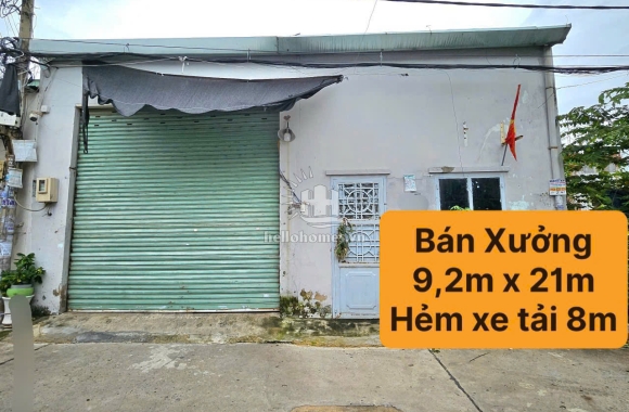 Bán xưởng đường Đông Hưng Thuận 02, Quận 12, 9,2x21m, đường 8m, 10 tỷ