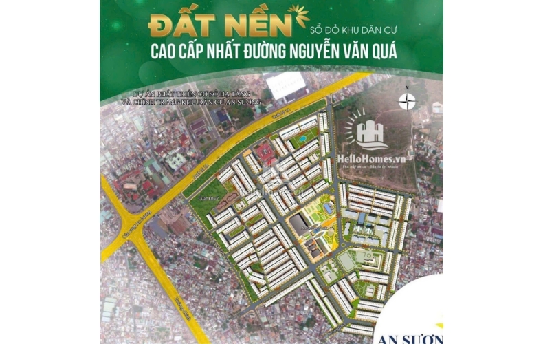 Bán Lô Đất Đường nhựa 30m, Ngay Khu Chợ Đêm An Sương, Quận 12, 4x25m, 7tỷ6, THT021