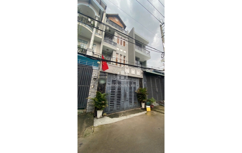 Bán nhà đúc 4 tấm đường 8m thông Đông Hưng Thuận, Quận 12, 4x19m, SHR, 6 tỷ 500